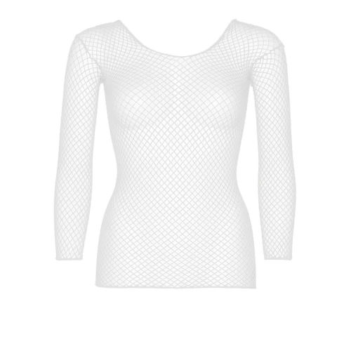 Leg Avenue Long Sleeves T-Shirts White One Size - Женский топ