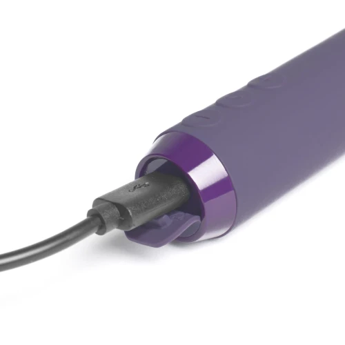 Je Joue — Classic Bullet Vibrator Purple — Вибропуля с фиксацией на палец и мощным мотором 