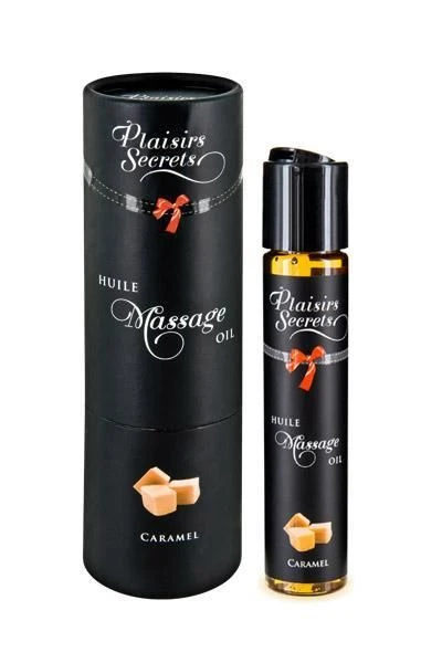 Распродажа!!! Массажное масло Plaisirs Secrets Caramel (59 мл) (срок 01.01.2023)
