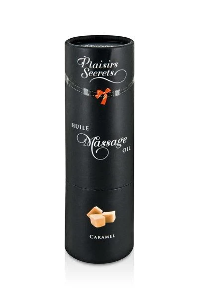 Распродажа!!! Массажное масло Plaisirs Secrets Caramel (59 мл) (срок 01.01.2023)