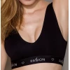 Passion PS004 TOP (M) - Спортивный женский топ (Черный)