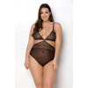 Passion AMBERLY BODY black 4XL/5XL - Жіночий боді