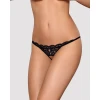 Obsessive 831-THC-1 (S/M) - Черные трусики с открытым низом