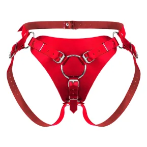 Feral Feelings Strap-on Harness Red - Трусики для страпону