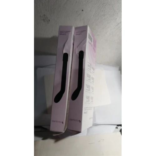 Тонкий вибратор для точки G S Pleasures Lithea Black (мятая упаковка!!!)