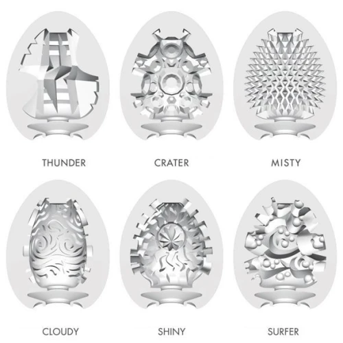 Tenga Egg Hard Boild Pack (6 яиц) - Набор яиц мастурбаторов