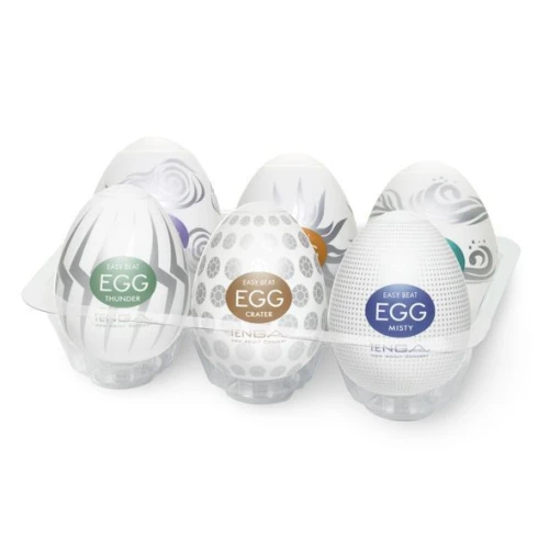 Tenga Egg Hard Boild Pack (6 яєць) - Набір яєць мастурбаторів