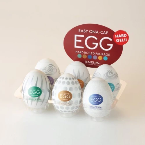 Tenga Egg Hard Boild Pack (6 яиц) - Набор яиц мастурбаторов