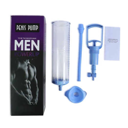 Men Powerup Blue - Вакуумна помпа з ручним насосом