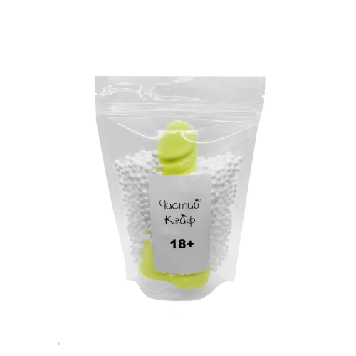 Чистый Кайф Yellow size M - Мыло-член с присоской