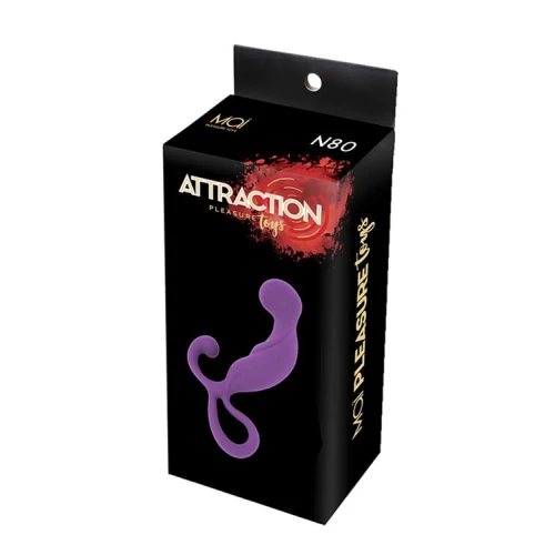 MAI Attraction Toys №80 Purple — Массажеры простаты с удобным кольцом для захвата