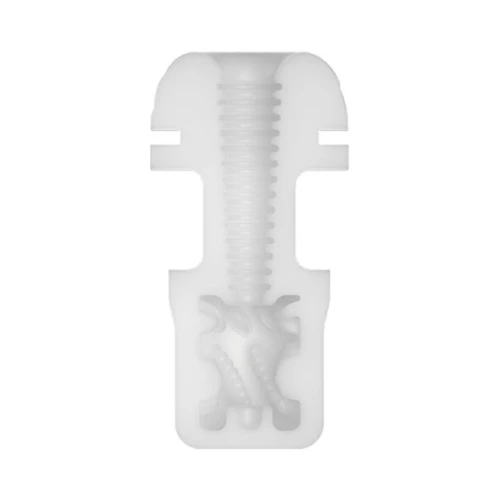 На фото изображен белый рукав для мастурбатора Svakom Hannes Neo Sleeve для мужчин на светлом фоне