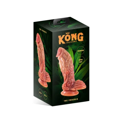 на фото изображено Kong Silicone The Phoenix - Большой сказочный делдо