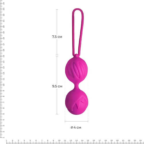 Adrien Lastic Geisha Lastic Balls BIG Magenta (L) - Вагинальные шарики