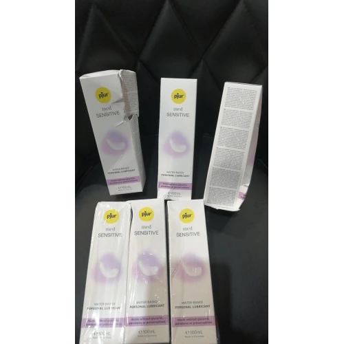 Лубрикант на водной основе pjur MED Sensitive glide 100 мл  (подмокшая упаковка)