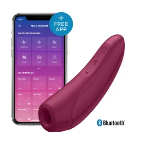 Satisfyer Curvy 1+ Red - Вакуумний стимулятор