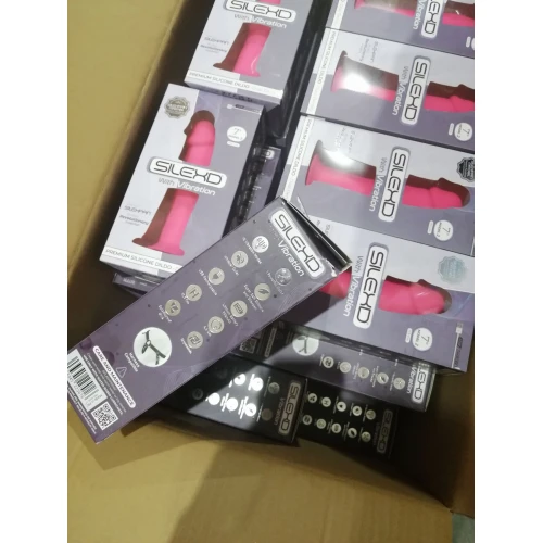 Фаллоимитатор с вибрацией SilexD Henry Vibro Pink (MODEL 2 size 7in) (мятая упаковка!!!)