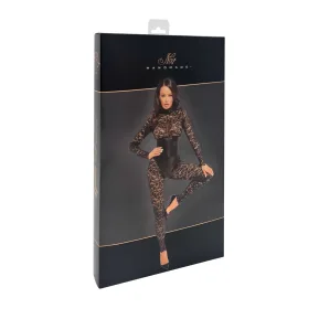 F299 Enigma lace catsuit with underbust