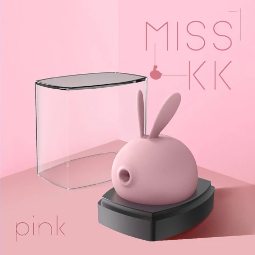 KisToy Miss KK Pink —Вакуумный клиторальный стимулятор с вибрацией