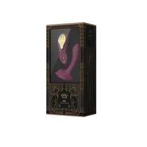На фото бордовий вібратор Zalo AYA Velvet Purple — вібратор для трусиків із насадкою.