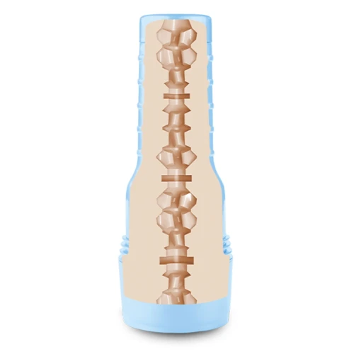 На фото зображено бежево-блакитний мастурбатор-попка Кейд Меддокс Fleshjack Boys для чоловіків на світлому фоні