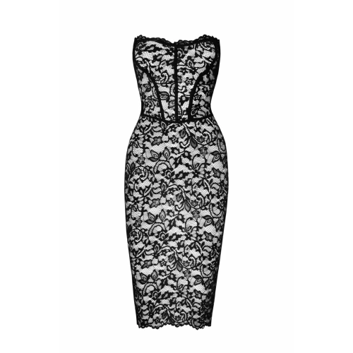 Платье Noir Handmade F301 Catalyst lace up midi dress - M