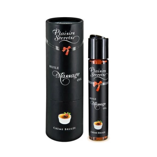 Plaisirs Secrets Creme Brulee (59 мл) - съедобное массажное масло с афродизиаками