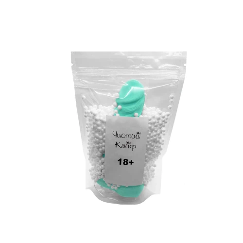 Чистый Кайф Turquoise size M - Мыло-член с присоской