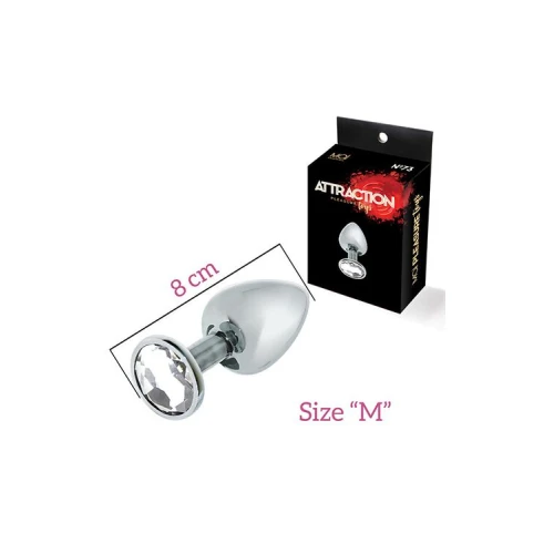 MAI Attraction Toys №73 — Анальная пробка з камнем