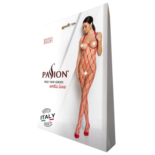 Бодистокинг Passion BS091 red
