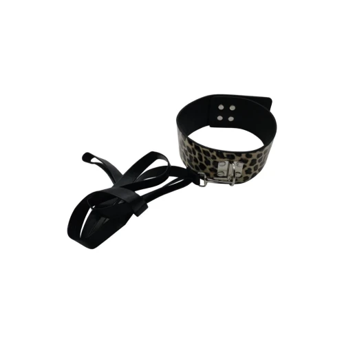 Набор MAI BDSM STARTER KIT Nº 75 Leopard: плеть, кляп, наручники, маска, ошейник , веревка, зажимы