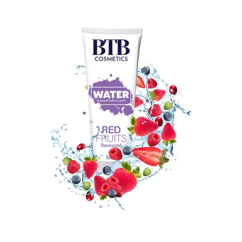 BTB FLAVORED RED FRUITS - Лубрикант с ароматом красных фруктов (100 мл)