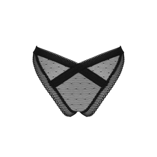 Obsessive Estiqua panties XS/S - Черные женские трусики