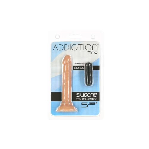 ADDICTION - Tino – 5.25” Silicone Dildo - Фаллоимитатор 