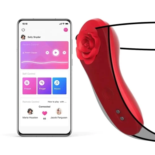 Fun Town Caleo - Недорогой вибратор в трусики с управлением через телефон