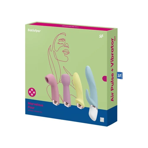Подарочный набор секс-игрушек Satisfyer Marvelous Four (повреждена упаковка!!!)