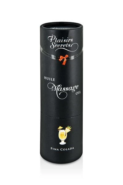 Plaisirs Secrets Pina Colada (59 мл) - съедобное массажное масло с афродизиаками