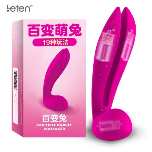 Leten Multi Rabbit — Вибромассажер—кролик с тремя моторами и гибкими ушками