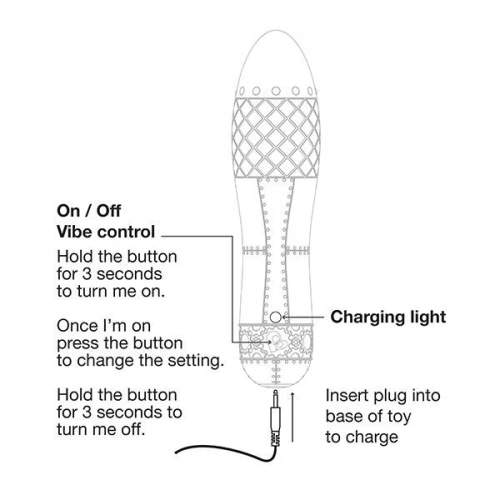 Мини вибратор в стиле "Стимпанк"