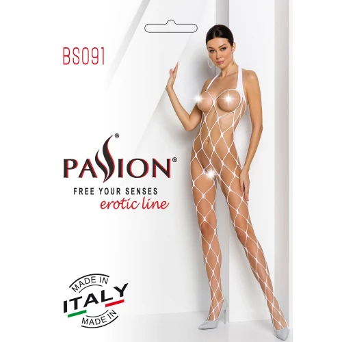Бодистокинг Passion BS091 white