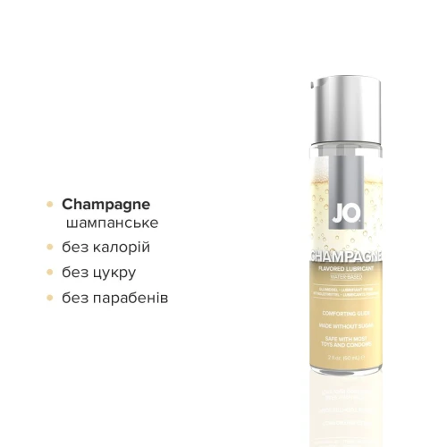 Набор лубрикантов System JO Sweet&Bubbly – Shampagne & Chocolete Covered Strawberry (2×60 мл)