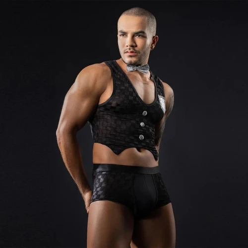 Мужской эротический костюм официанта JSY 9111 One Size (мятая упаковка!!!)