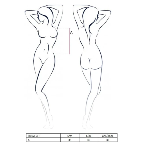 SIENA SET L/XL - Секс костюм медсестры 