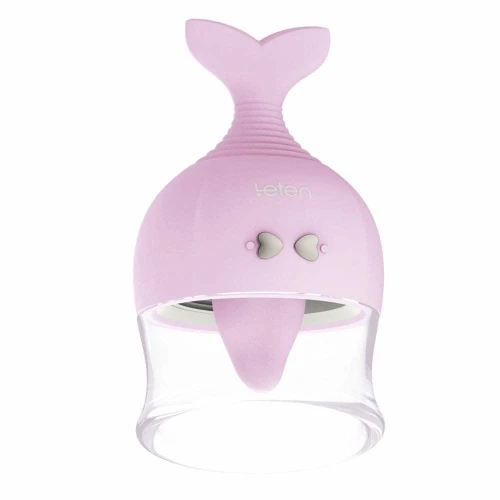 Leten Kissing Fish — Вибростимулятор для клитора с двумя насадками и эффектом вакуума 