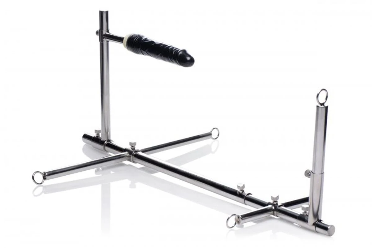 Фиксаторы для ног, рук, шеи с фаллоимитатором