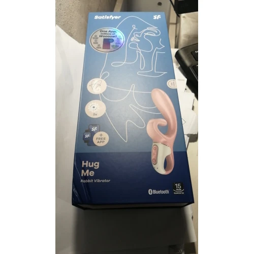 Смарт вибратор кролик Satisfyer Hug Me Pink (мятая упаковка!!!)