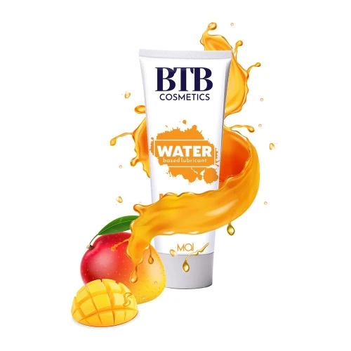 BTB FLAVORED MANGO - Смазка на водной основе с ароматом манго (100 мл)