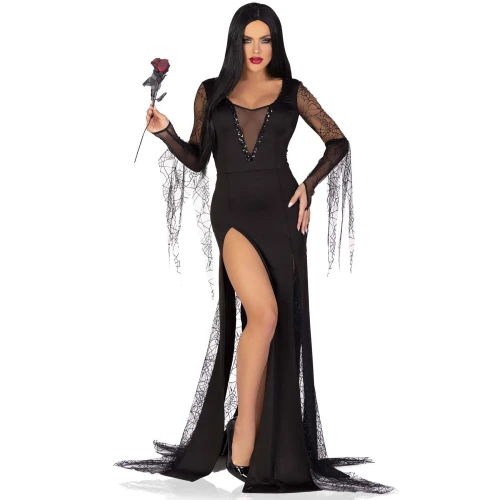 Leg Avenue Sexy Spooky Morticia M - Сексуальный костюм Мортиши Аддамс