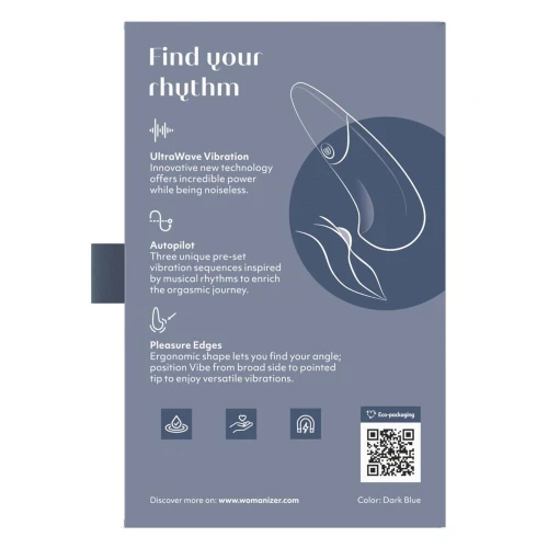 Вібратор Womanizer Vibe Dark Blue