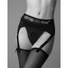Трусы для страпона с подвязками для чулок Strap-On-Me REBEL HARNESS - XS